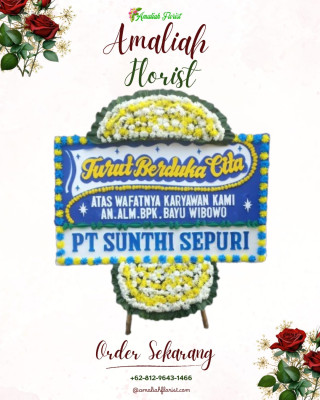 Papan Bunga Duka di Boyongsari