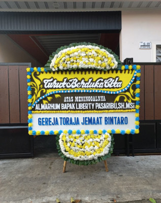 Papan Bunga Duka di Boyongsari