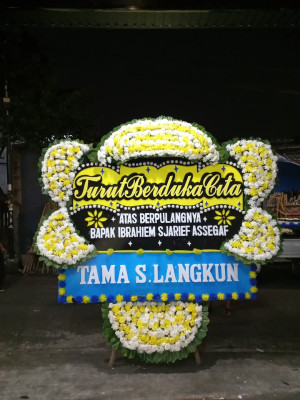 Papan Bunga Duka di Boyongsari
